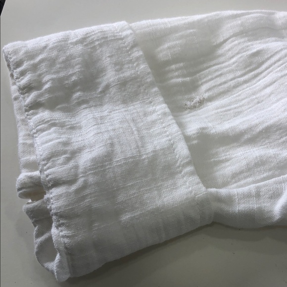 🦅American Eagle Women’s Oversized Button-Down Shirt – White – XXS - Picture 11 of 13